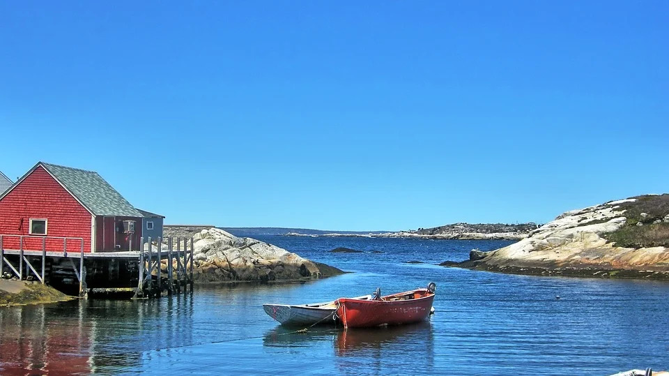 Peggy'S Cove, Nova Scotia, Canada, Atlantic, Water